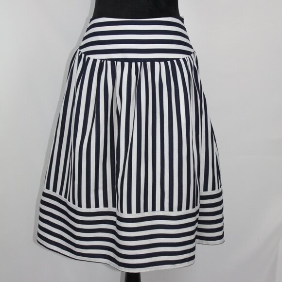 Maeve by Anthropologie Black & White Striped Skirt Size Small - Picture 12 of 12